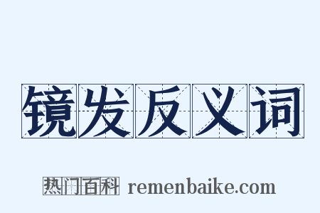 镜发反义词是什么意思的图片